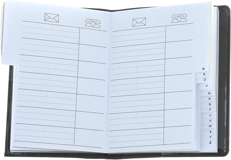Kamset Lot of 2 Mini Vinyl Address Books 4" x 3" Phone Book K6885-01 - Image 4